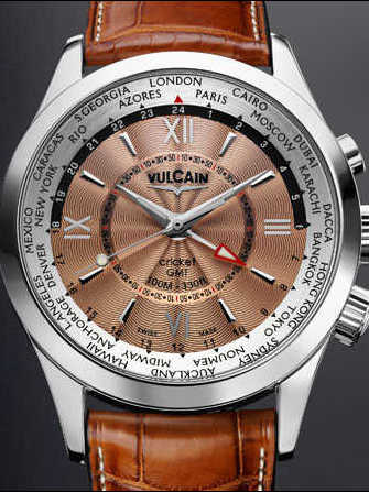 Vulcain Aviator GMT - Steel 100108.143LF Watch - 100108.143lf-1.jpg - lorenzaccio