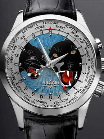 Vulcain Cloisonne The Panthers 100308.209L Watch - 100308.209l-1.jpg - lorenzaccio