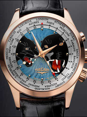 Vulcain Cloisonne The Panthers 100508.208L Watch - 100508.208l-1.jpg - lorenzaccio