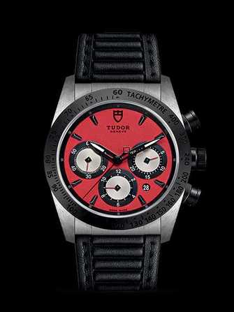 Tudor Fastrider Chrono 42010N Red & Leather Watch - 42010n-red-leather-1.jpg - mier